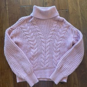 Pink Turtle Neck Sweater from Crave FAME size small